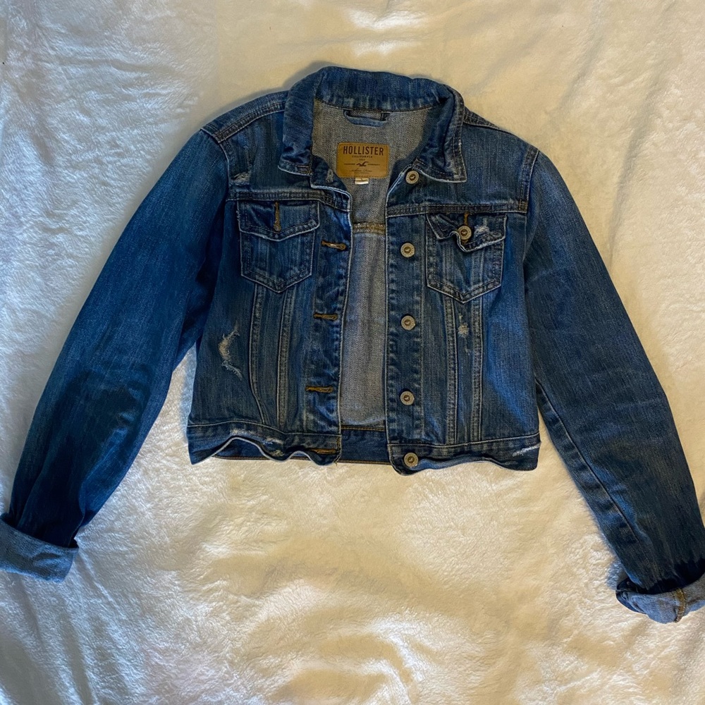 Hollister mini jean jacket